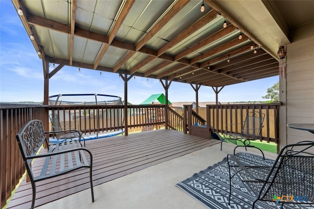 31682 Nimbus Dr, Bulverde, TX 78163 - view of wooden deck