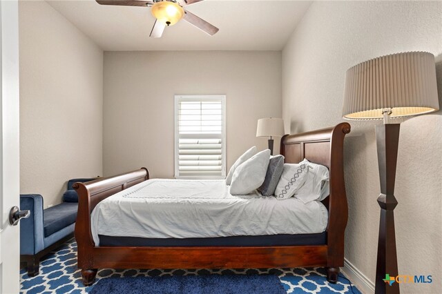 618 Oak Brook Dr, New Braunfels, TX 78132 - bedroom with a ceiling fan