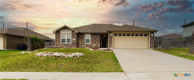 2711 Curtis Dr, Copperas Cove, TX 76522 - ranch-style house featuring an attached garage, driveway, and brick siding