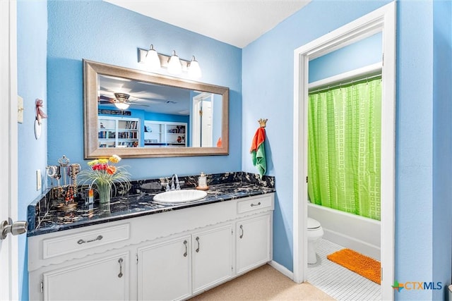 13755 N Lone Star Pkwy, Valley Mills, TX 76689 - bathroom with toilet, a shower with curtain, and vanity