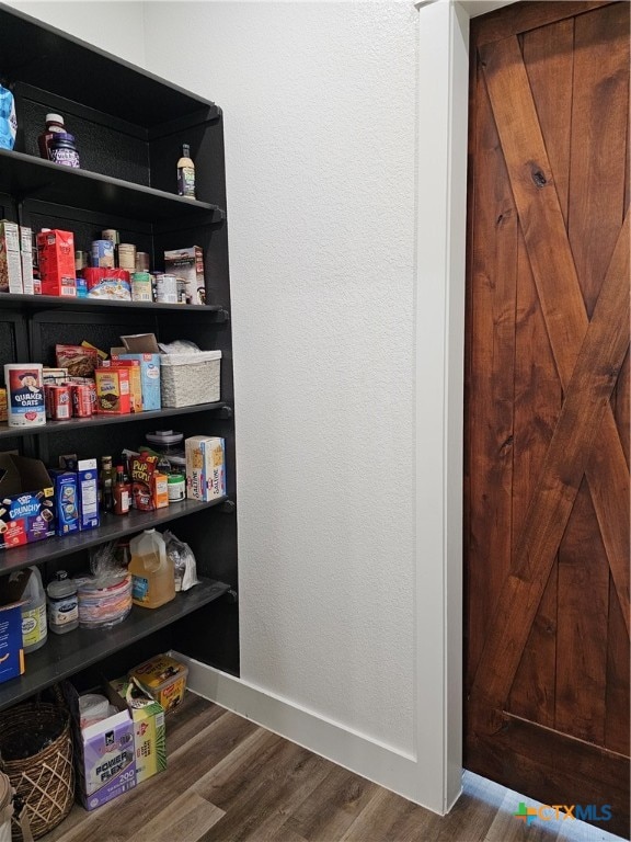 view of pantry