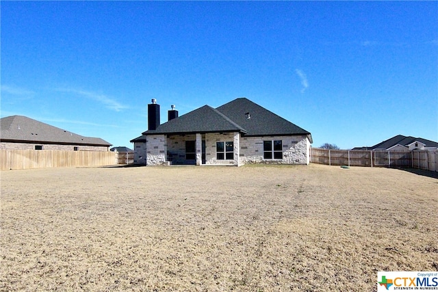 view of back of property