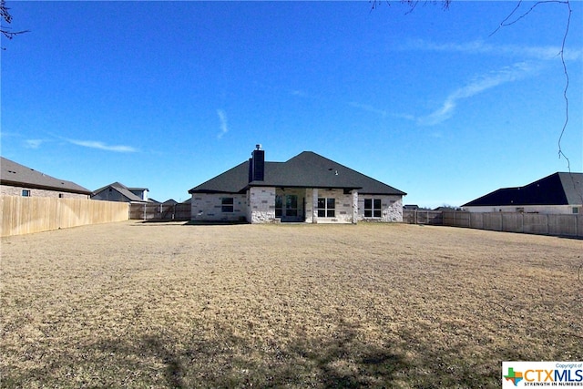 view of back of property