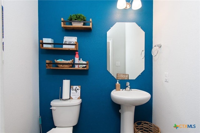 bathroom with toilet