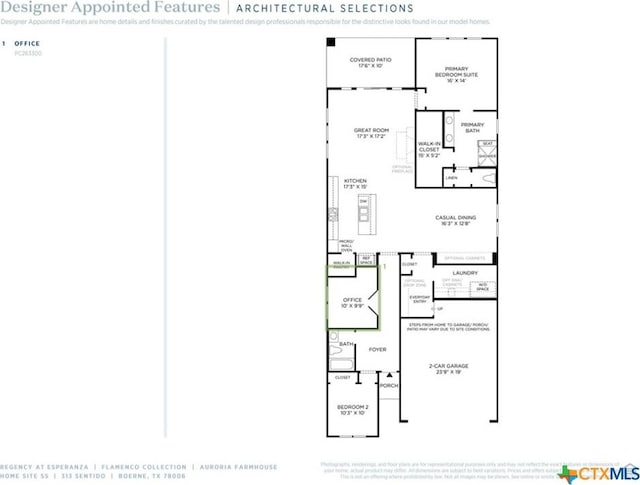 313 Sentido, Boerne, TX 78006 - view of home floor plan
