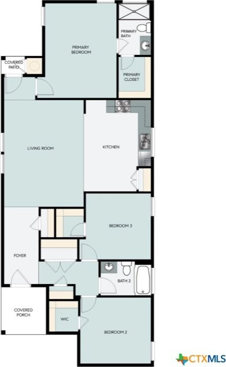 3035 Winding Creek Rd, Kyle, TX 78640 - property floor plan