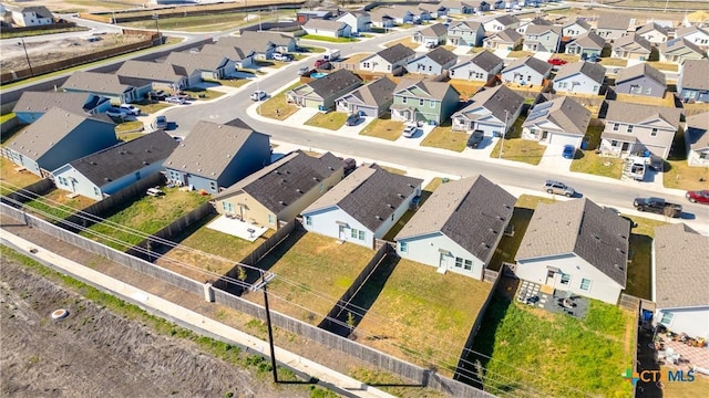 drone / aerial view featuring a residential view