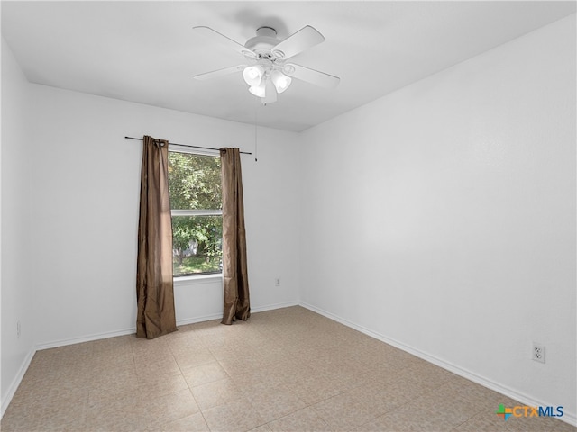10619 Marshitahs Way, Austin, TX 78748 - unfurnished room with ceiling fan and light floors