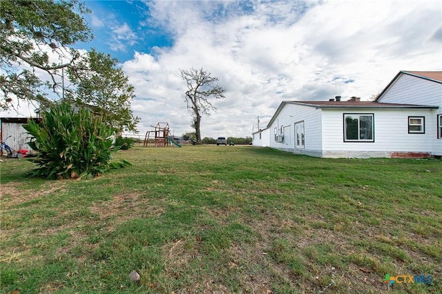 4417 S Pea Ridge Rd, Temple, TX 76502 - view of grassy yard with a playground