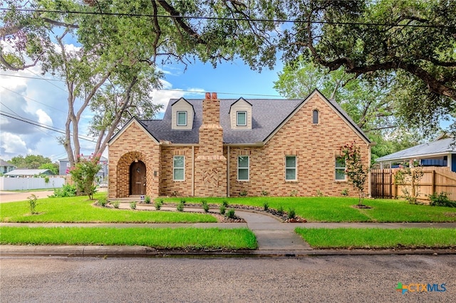 407 E Santa Rosa St, Victoria, TX 77901 - view of front of home featuring a front lawn