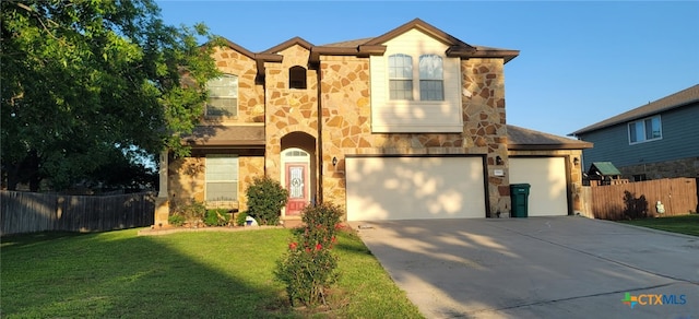 1910 Deerfield Way, Harker Heights, TX 76548 - view of front of property featuring stone siding, driveway, and an attached garage