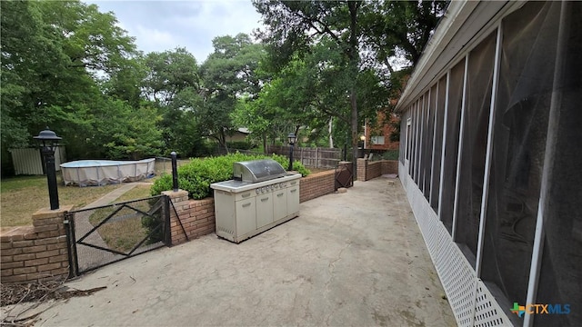 4002 El Capitan Dr, Temple, TX 76502 - view of patio with area for grilling
