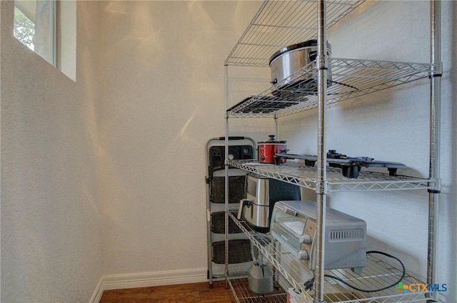 view of storage room