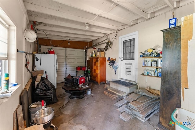 1802 Vine St, Georgetown, TX 78626 - garage with freestanding refrigerator