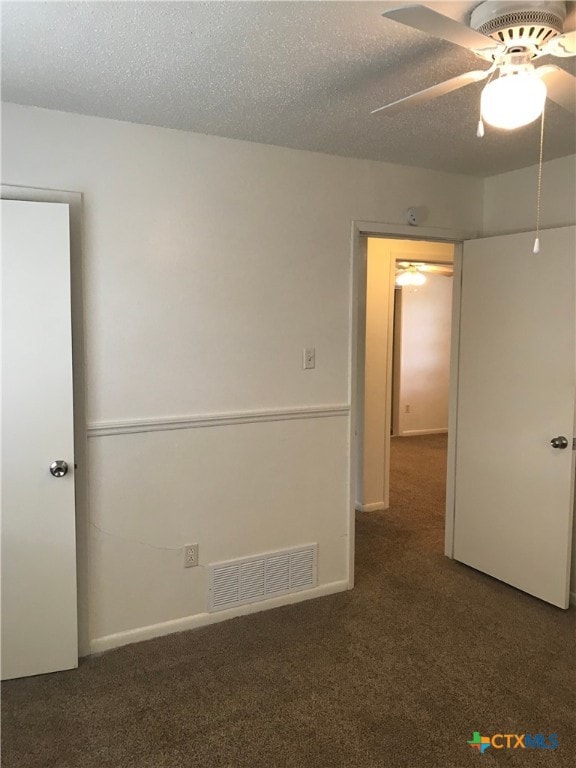 2716 Live Oak Dr, Copperas Cove, TX 76522 - unfurnished room with carpet flooring, ceiling fan, and a textured ceiling