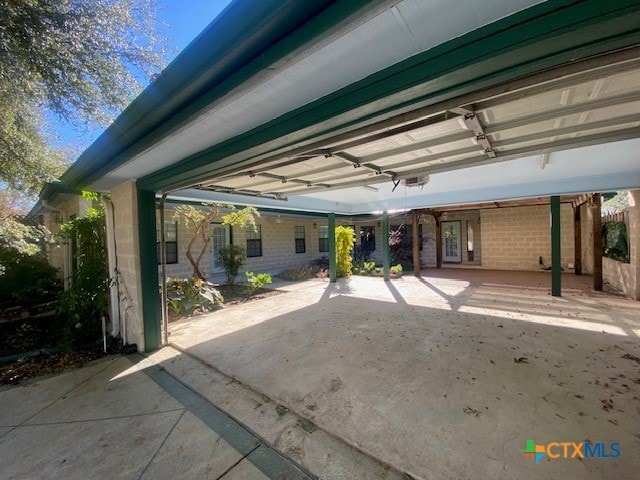 exterior space featuring a patio area