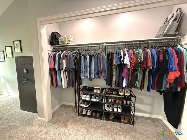 107 Savannah Dr, Victoria, TX 77904 - walk in closet featuring carpet floors