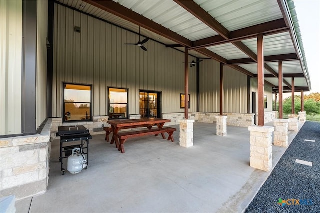 7817 W Fm 487, Florence, TX 76527 - view of patio with a ceiling fan