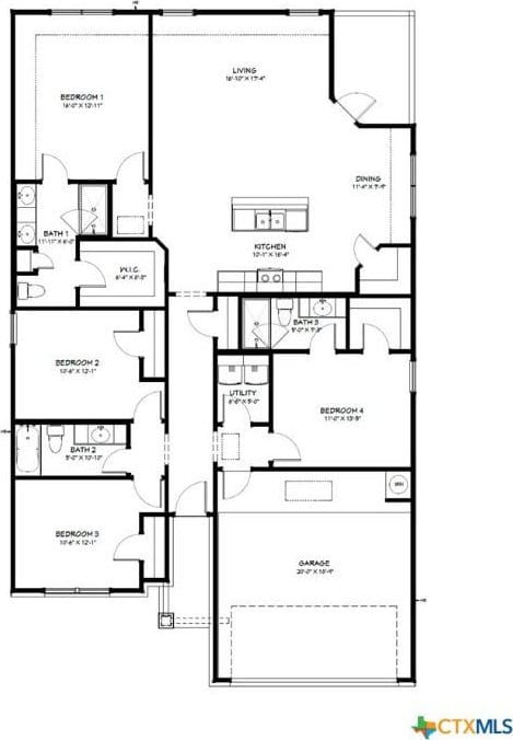 2402 Healy Dr, Temple, TX 76502 - room layout