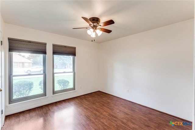 1812 Bowen Ave, Copperas Cove, TX 76522 - unfurnished room featuring wood finished floors and a ceiling fan
