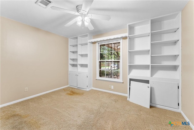 906 Illinois Ave, Killeen, TX 76541 - unfurnished bedroom featuring carpet, baseboards, and a ceiling fan