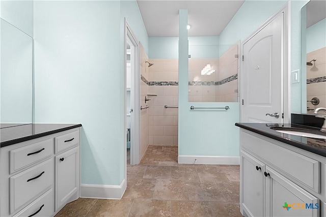 2655 Belle Hubbard Trl, Belton, TX 76513 - bathroom featuring vanity and a walk in shower