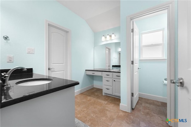 2655 Belle Hubbard Trl, Belton, TX 76513 - full bath featuring vanity and vaulted ceiling