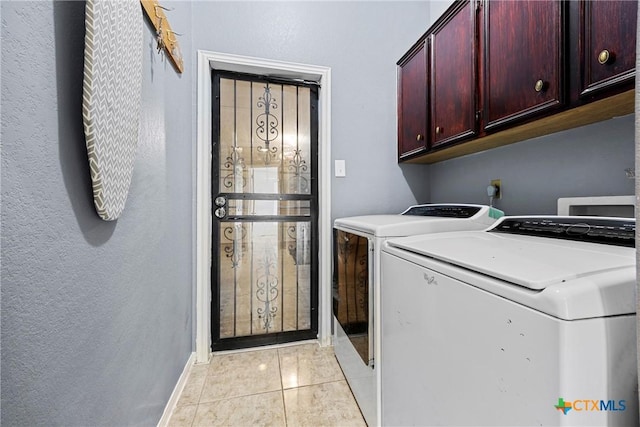 4818 Bramblewood Dr, Killeen, TX 76542 - laundry area with cabinet space and washer and dryer