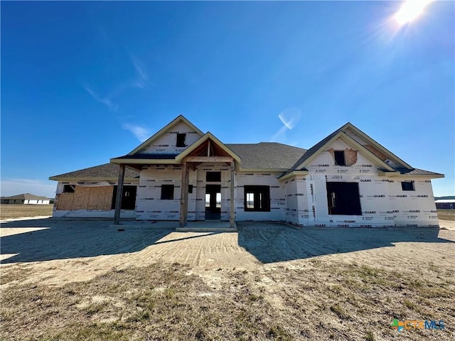 view of property under construction