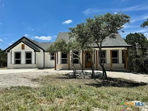 view of rear view of property