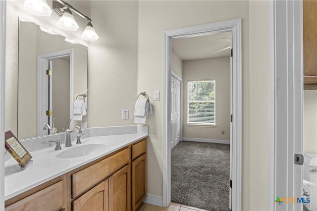402 Prospector Trl, Harker Heights, TX 76548 - bathroom featuring vanity and baseboards