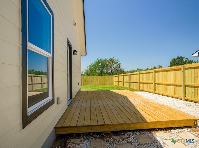 307 Cedarhill Dr, Granite Shoals, TX 78654 - deck with a fenced backyard
