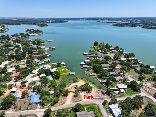 307 Cedarhill Dr, Granite Shoals, TX 78654 - aerial view with a water view and a residential view