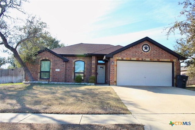 ranch-style house with a garage