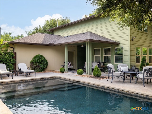 1200 Marcy St, Austin, TX 78745 - outdoor pool with a patio area