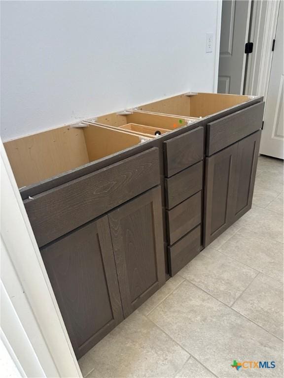 bathroom featuring tile patterned flooring