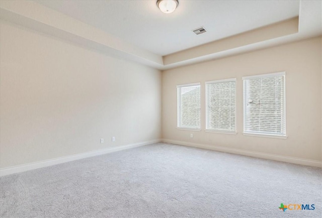 2933 Countryside Path, Seguin, TX 78155 - carpeted spare room featuring baseboards and a tray ceiling