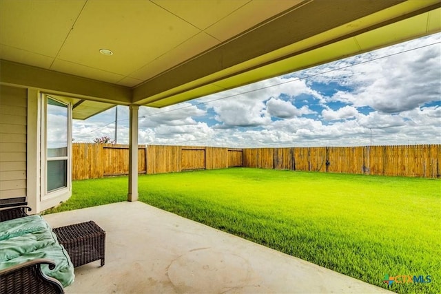 2933 Countryside Path, Seguin, TX 78155 - fenced backyard featuring a patio
