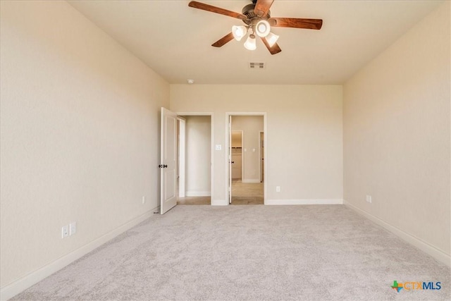 2933 Countryside Path, Seguin, TX 78155 - carpeted empty room with ceiling fan and baseboards