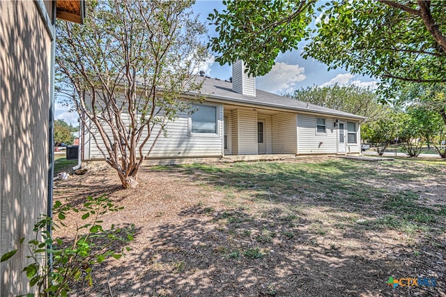 view of rear view of property