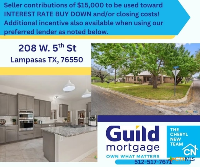 208 W 5th St, Lampasas, TX 76550 - view of marketing collateral with multiple images