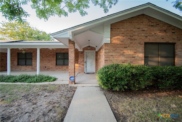 view of front of home featuring covered porch