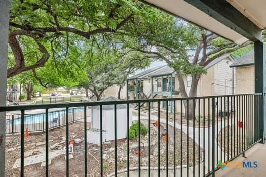 1624 Aquarena Springs Dr Unit G152, San Marcos, TX 78666 - balcony featuring view of pool area