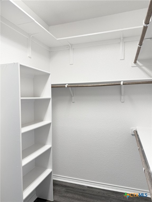 3312 Vineyard Trl, Harker Heights, TX 76548 - walk in closet with dark wood-style floors