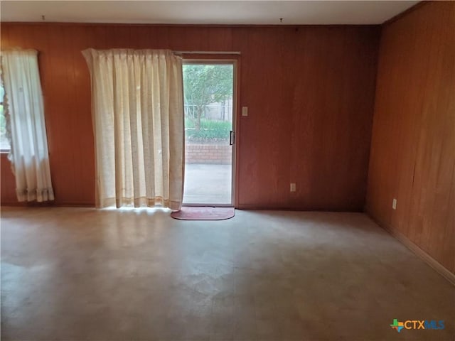 18581 State Highway 53, Temple, TX 76501 - empty room with wood walls