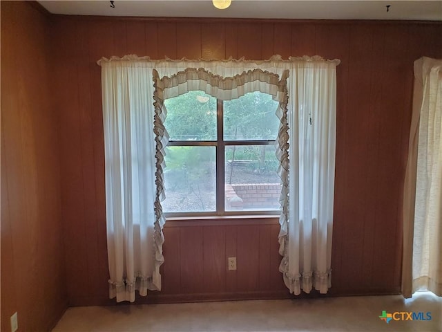 18581 State Highway 53, Temple, TX 76501 - spare room featuring wooden walls