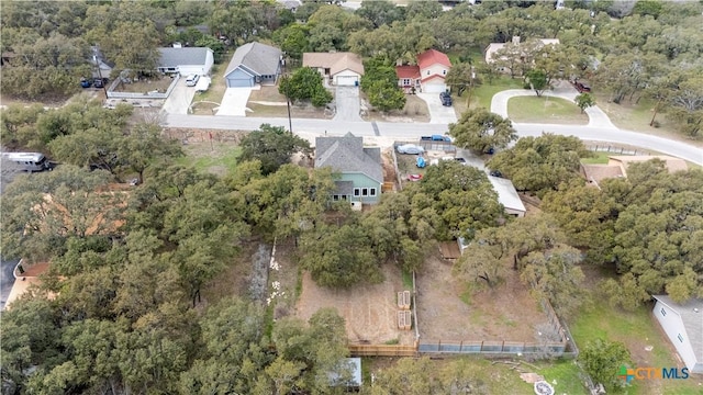 bird's eye view featuring a residential view