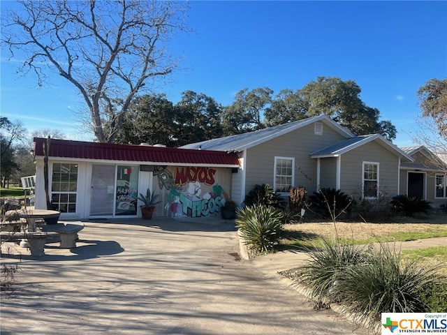 view of ranch-style home