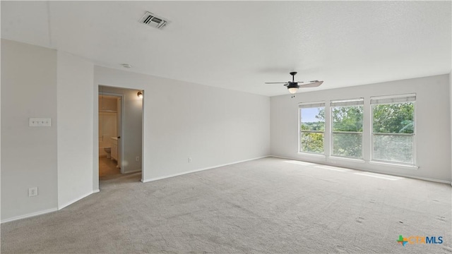 2166 Jolie Ct, New Braunfels, TX 78130 - carpeted spare room with baseboards and ceiling fan