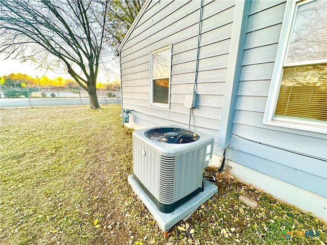 exterior details with cooling unit